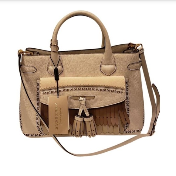 Burberry Handbags - Burberry Broguing Medium Tote NWT